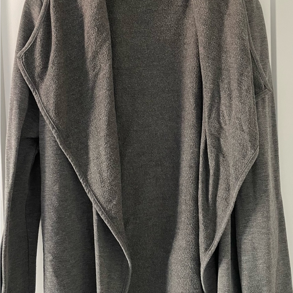 Danskin Charcoal Open Front Cardigan